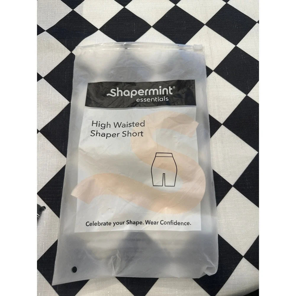 Shapermint Essentials High Waisted Shaper Shorts Cream XL/2XL New shapewear